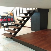 新北木地板公司活動架高地板收納櫃